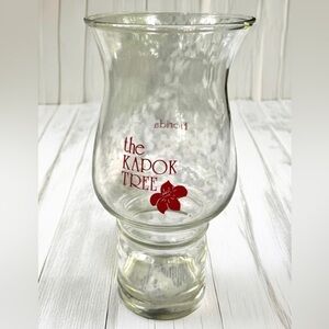 80’s Kapok Tree Souvenir Hurricane Glass